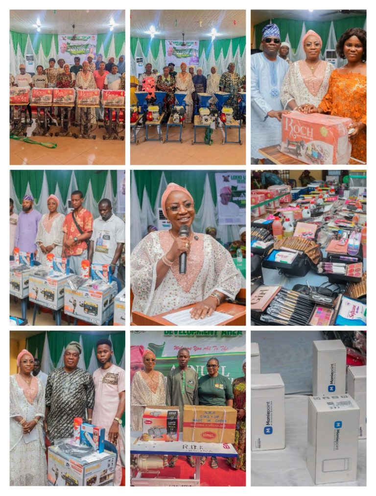 WIFE OF LEKKI LCDA CHAIRMAN EMPOWERS WOMEN, YOUTHS, SMALL BUSINESS OWNERS