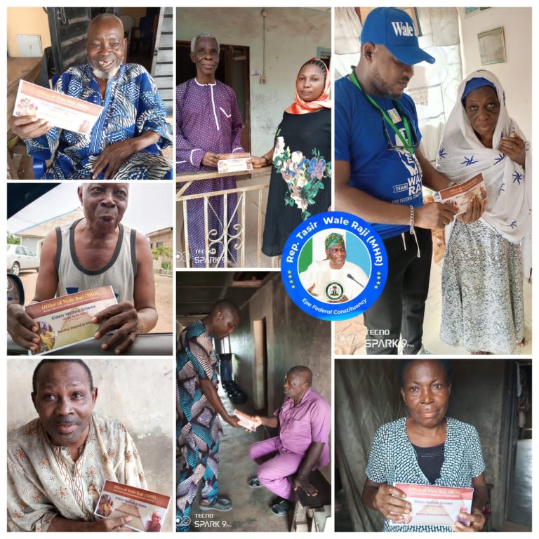 Rep. Wale Raji Sustains Elders Welfare Scheme with January Stipend Distribution.