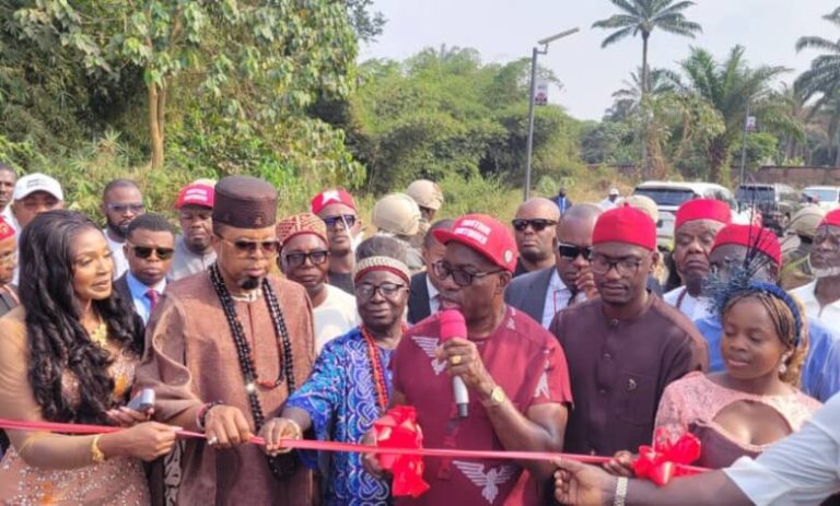 Governor Soludo Preaches Public-Private Community Partnership, Commissions 5Km Road