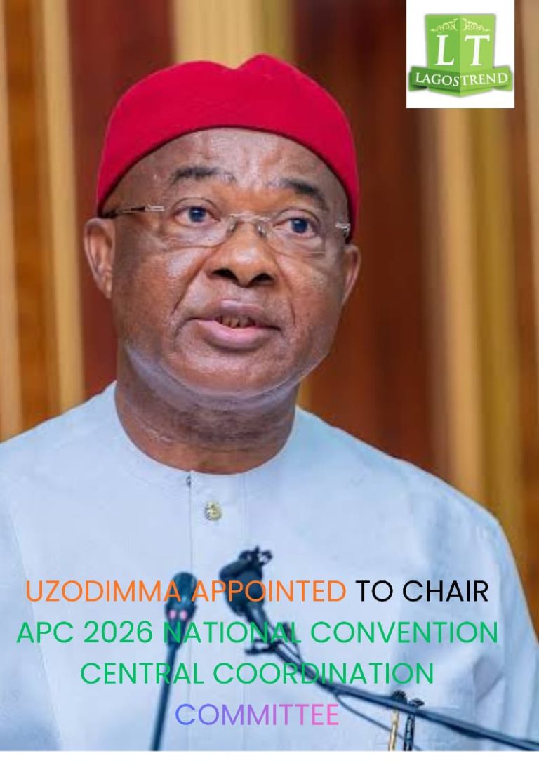 UZODIMMA APPOINTED TO CHAIR APC 2026 NATIONAL CONVENTION CENTRAL COORDINATION COMMITTEE
