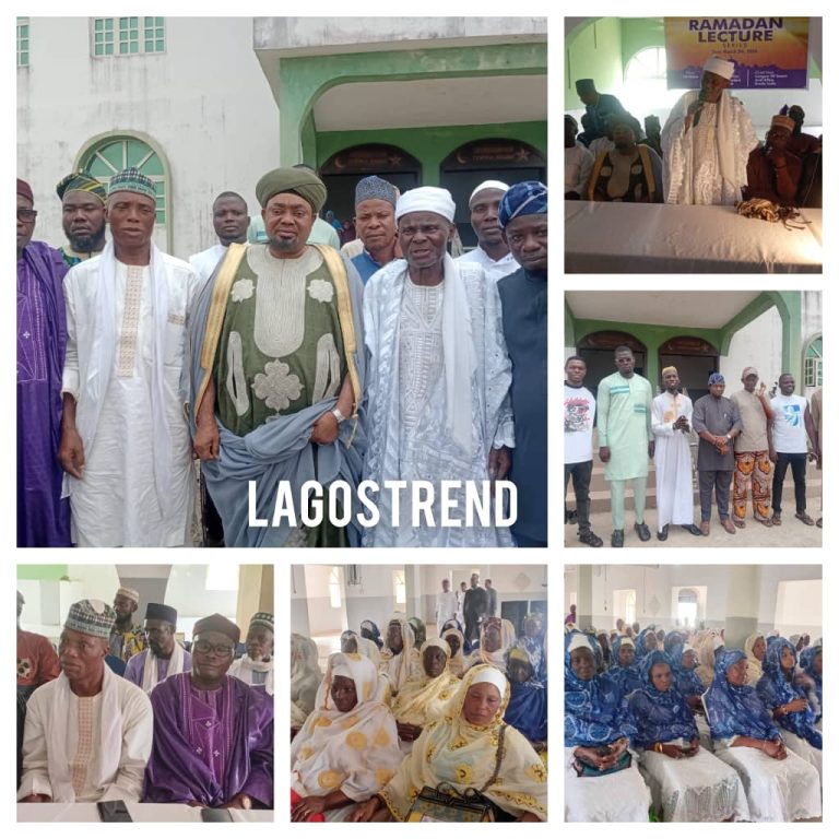 Senator Abiru Hosts Ramadan Lecture at Odoragunshin Central Mosque, Calls for Moral Reawakening and Faithful Leadership in Eredo LCDA