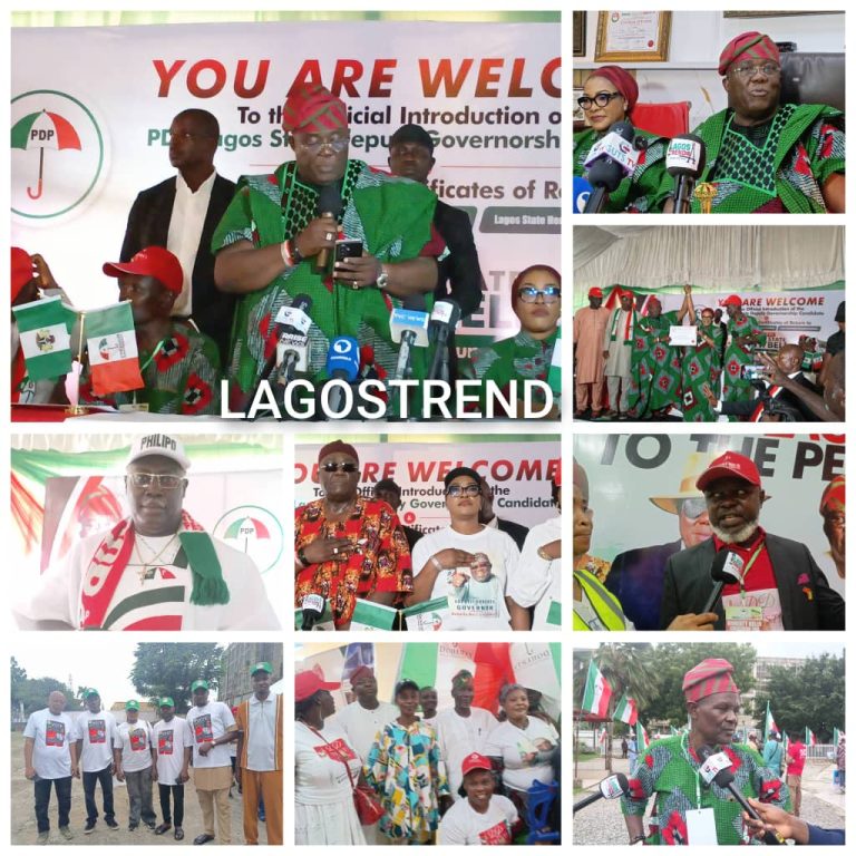 2027: PDP Unveils Adedeji Doherty, Khadijat Bello, Other Aspirants, Sets Stage for Lagos Governorship Race
