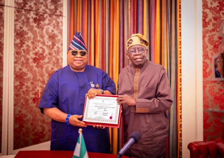 Video: Governor Adeleke Visits President Tinubu, Expresses Appreciation for Support and Partnership